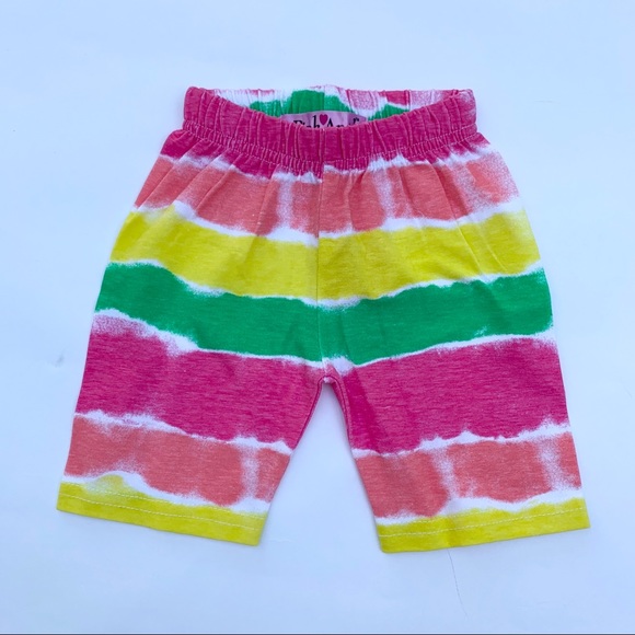 Baby girl tie-dye biker short and matching tank - Picture 3 of 4